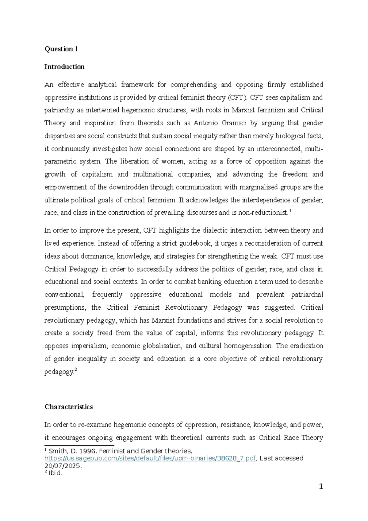 Critical Feminist Theory and Its Impact on Gender Equality in Namibia ...