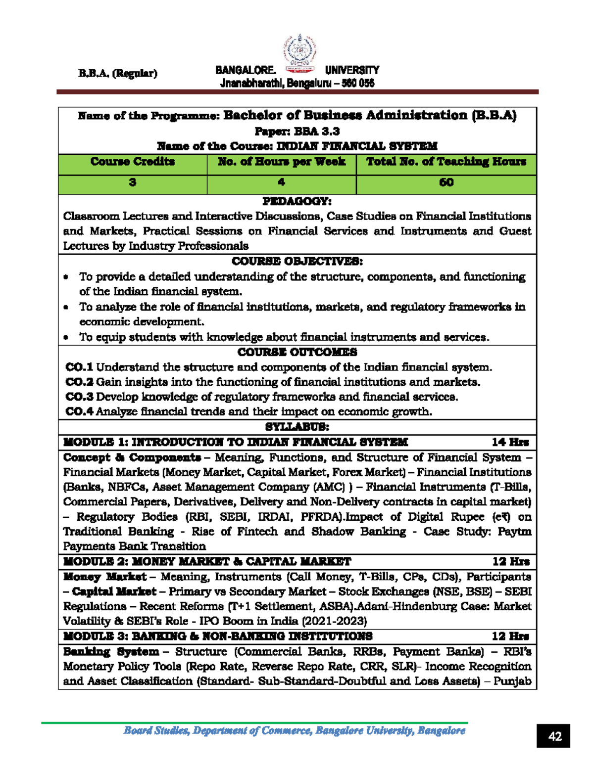 BBA 3.3 Final Exam Notes: Indian Financial System - Studocu