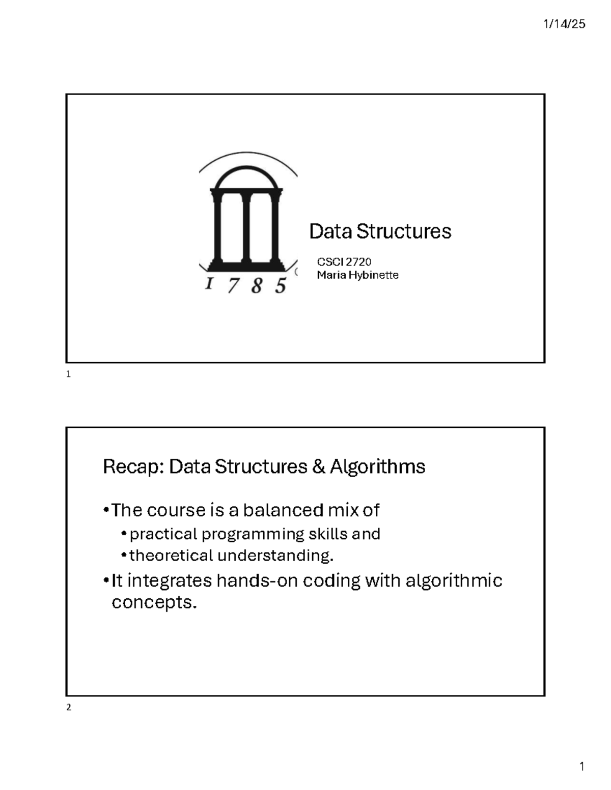 Dynamic Array Implementation Overview - CSCI 2720 Course Notes - Studocu