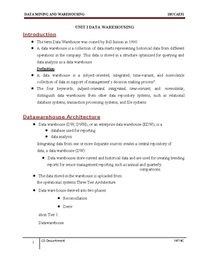 Unit-2 Data Mining AG - Usefull study it and use it - SCSJC62 Data ...