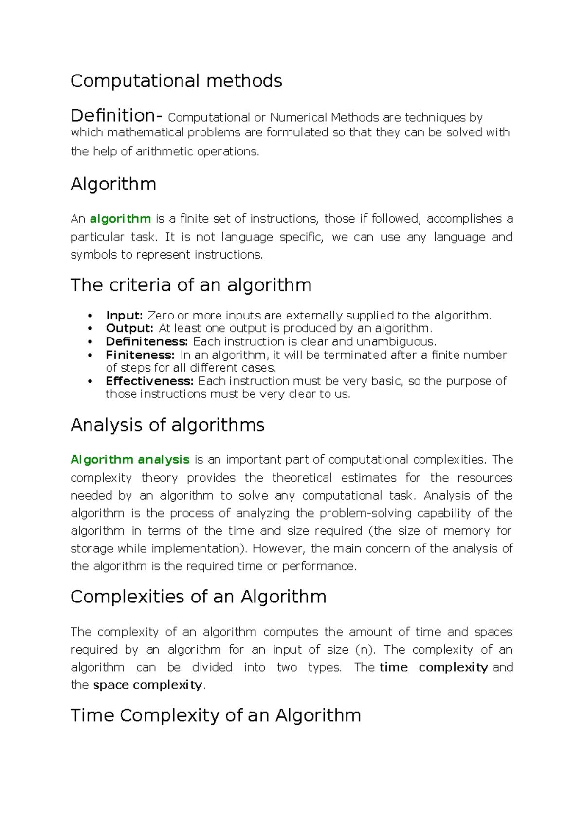 CM-ES201 - B.Tech 2nd Year Handbook on Computational Methods - Studocu