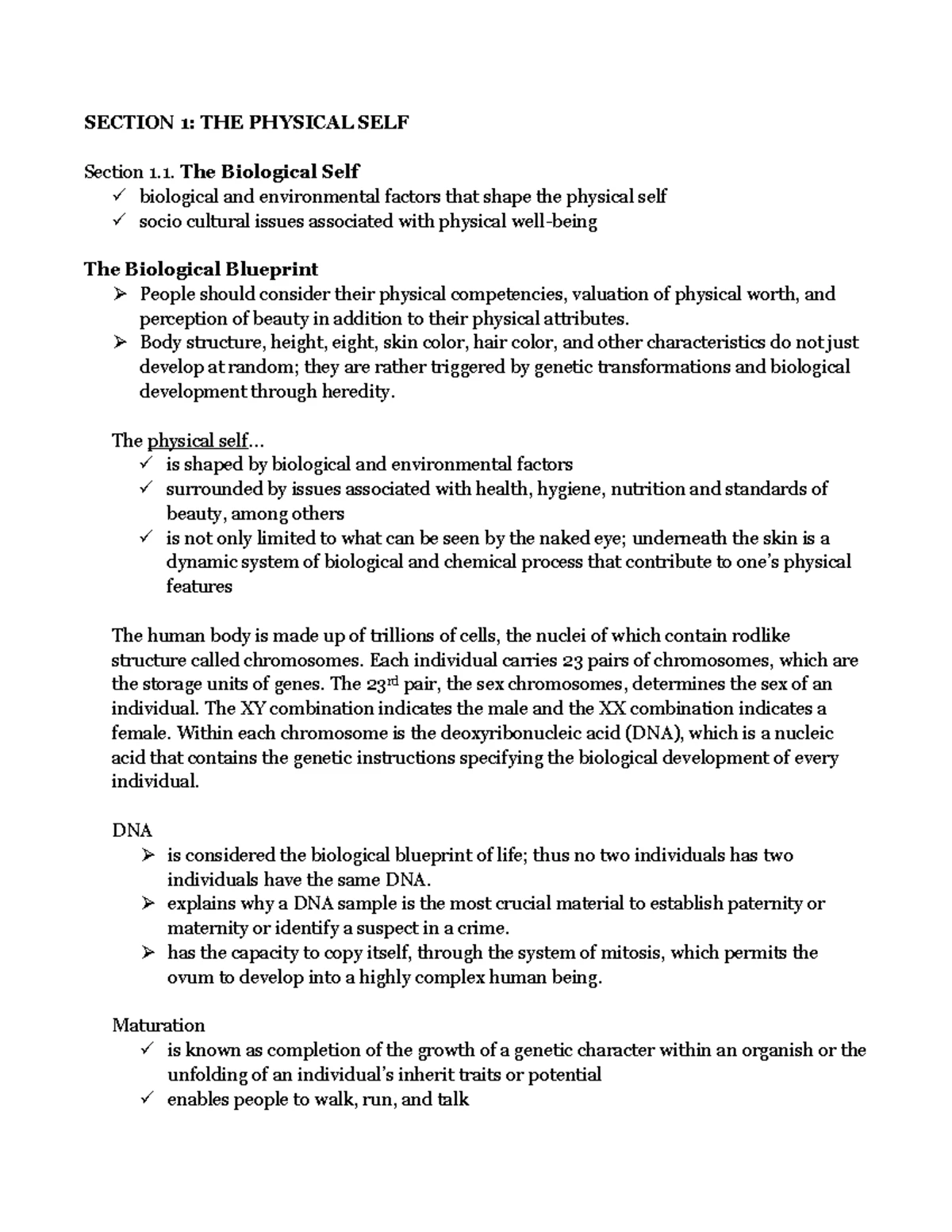 UTS Handout 3-1: Understanding the Social and Material Self - Studocu