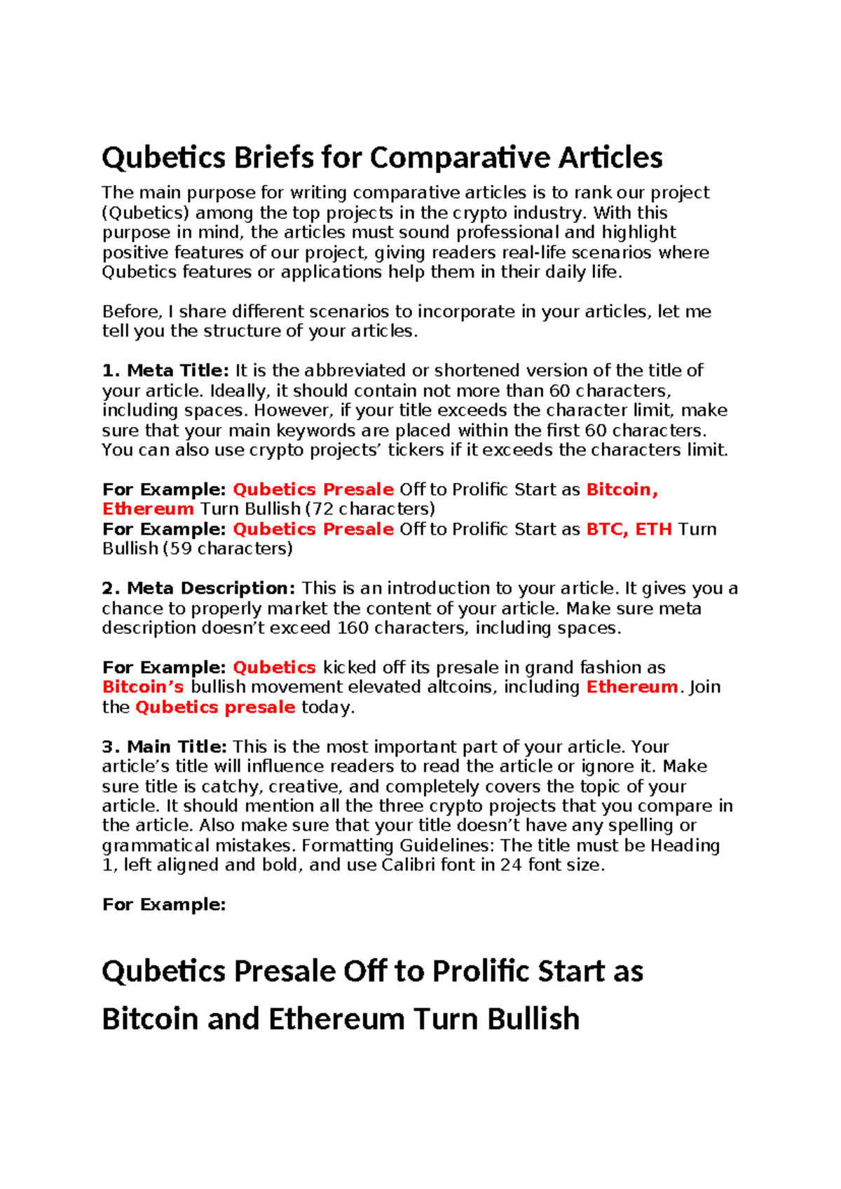 Comparative Article Guide for Qubetics - HFXR,UX - Studocu