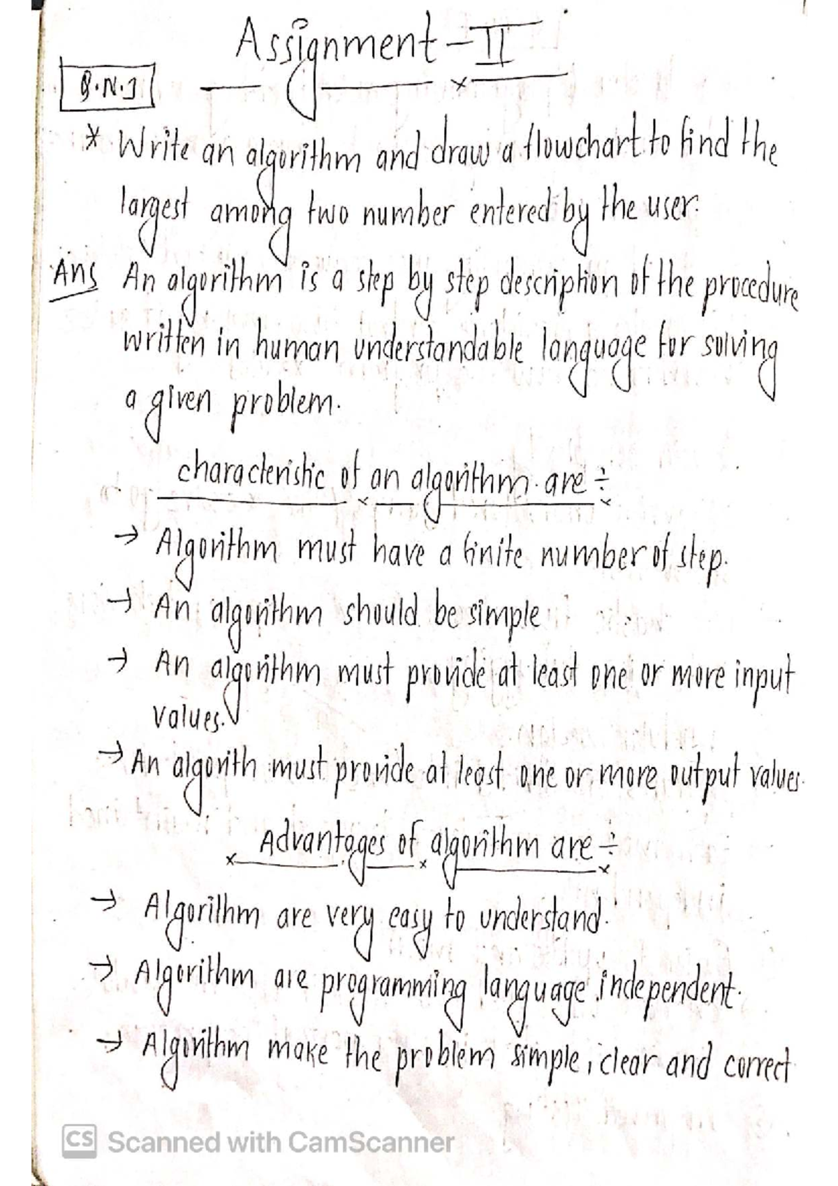C Programming Assignment: Algorithms and Flowcharts for Basic ...