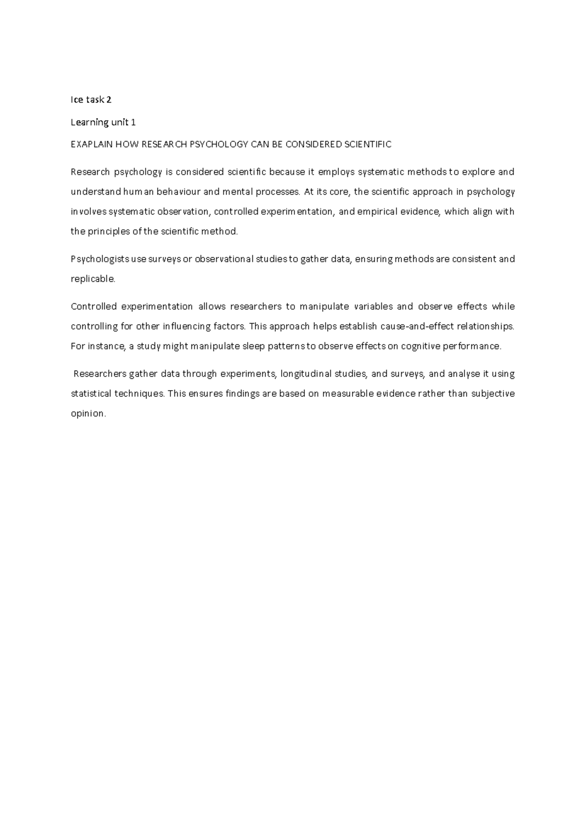 Research Psychology: Understanding the Scientific Method in Psych 101 ...