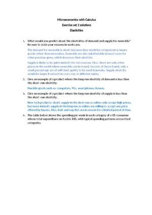 Microeconomics with Calculus Syllabus (ECON–UB.2) Fall 2022 - Studocu
