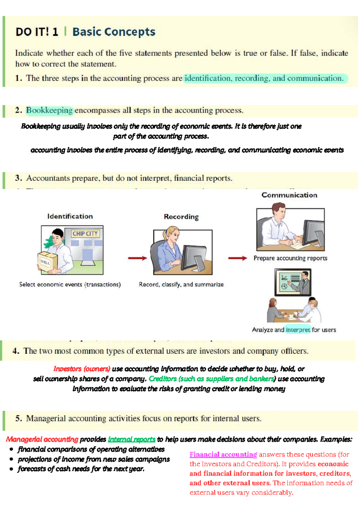 Accounting Principles and Ethics: A Study Guide for ACC101 - Studocu