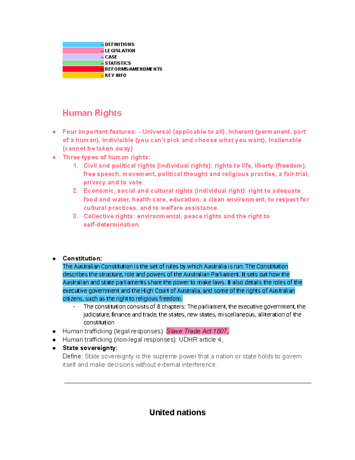 Legal Revision: Human Rights, Legislation, and Case Statistics Overview ...