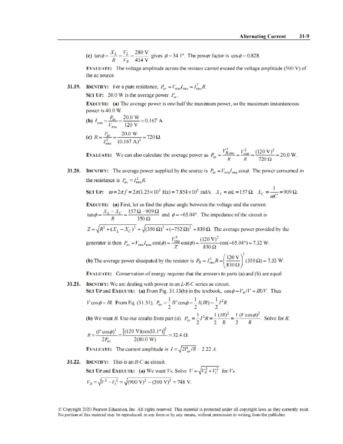 University Physics (PHYS 1231) - AC Circuit Power Analysis and ...