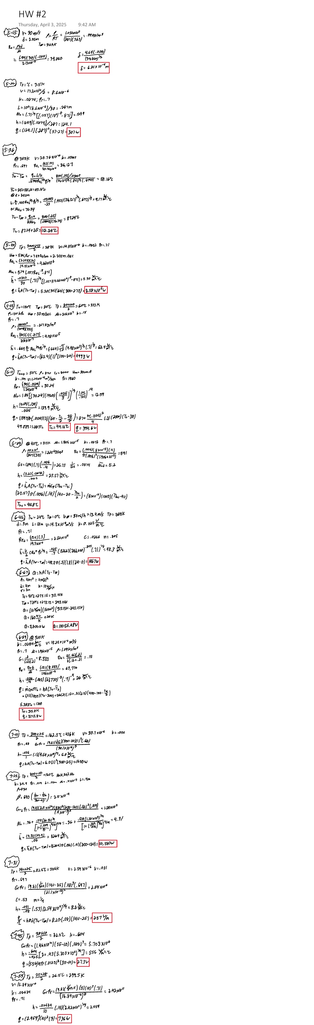 HW 2 - Problem Solutions and Calculations Analysis - Studocu