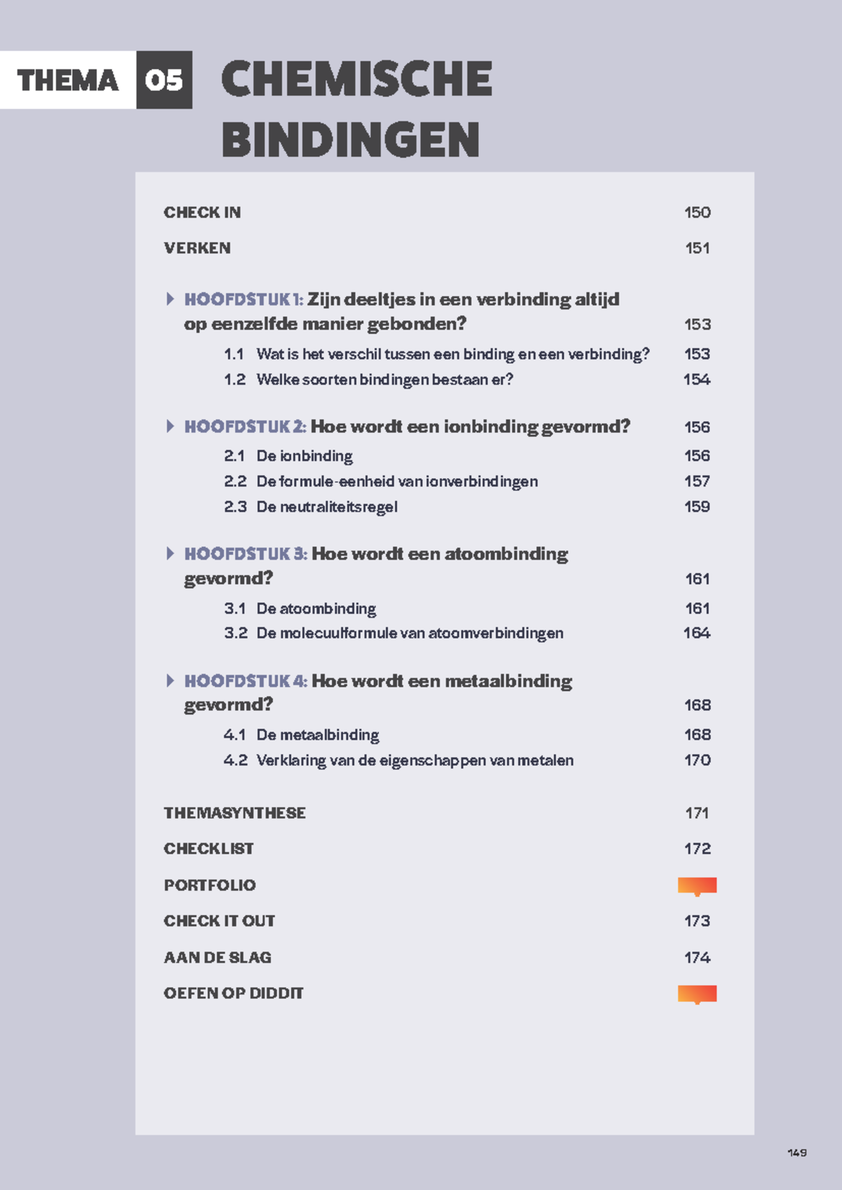 THEMA 05 CHEMISCHE BINDINGEN: ION-, ATOOM- EN METAALBINDINGEN OVERZICHT ...