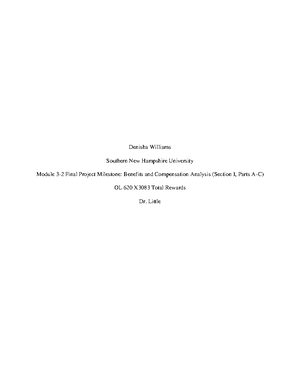 Module 5-1 Final Project Milestone Two- Draft of Research Design ...