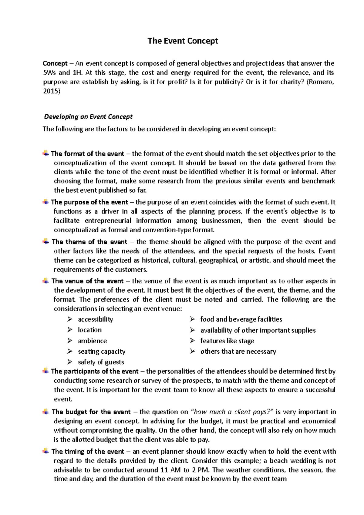 Events Concept - The Event Concept Concept – An event concept is ...