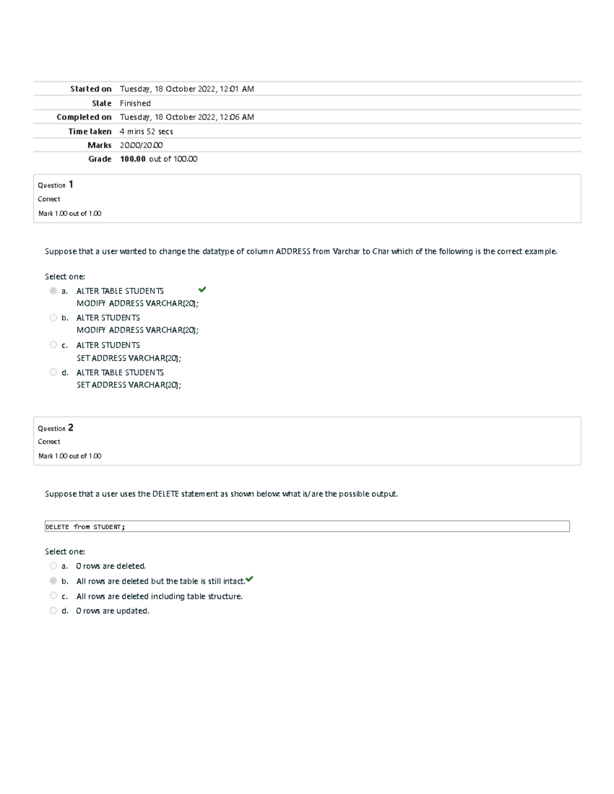 Prelim LAB QUIZ 2 Performance Review and Corrections - Studocu