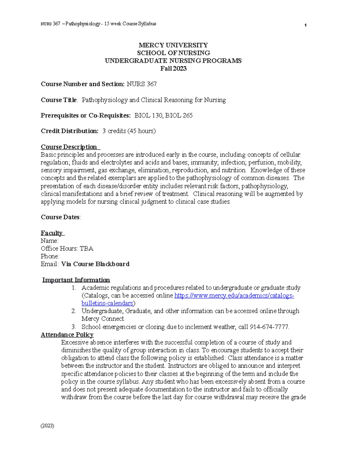 NURS 367 Summer 2024 Final Exam Blueprint: Content Overview and ...
