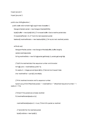 CRC - COMPUTER NETWORKS LAB - Develop a program for error detecting ...
