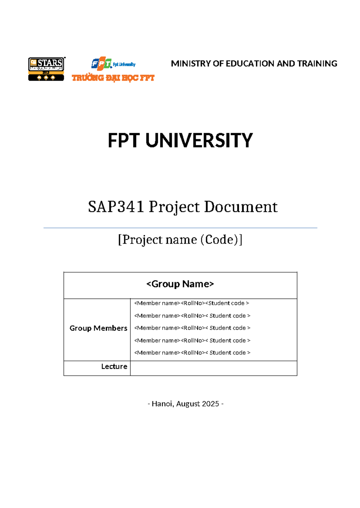 SAP341 Final Project Report: Software Development Documentation - Studocu