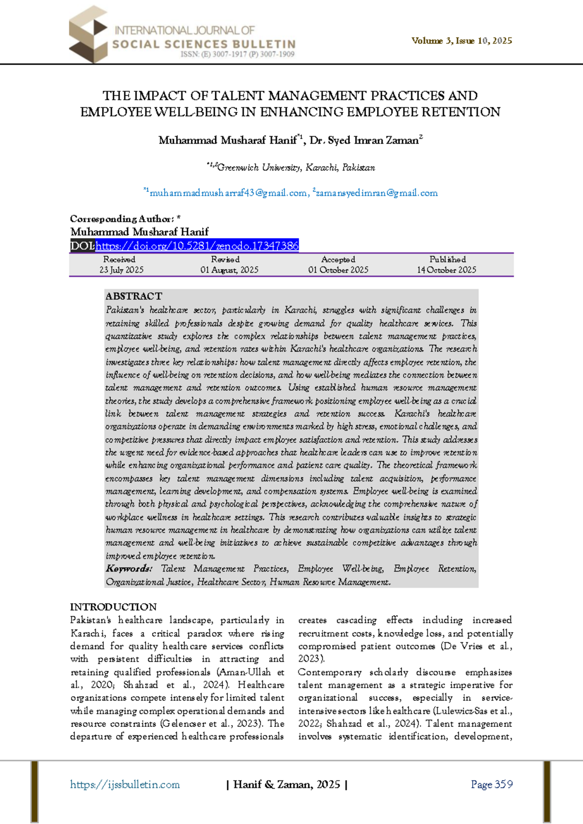 The Impact of Talent Management Practices and Employee Well-Being on ...