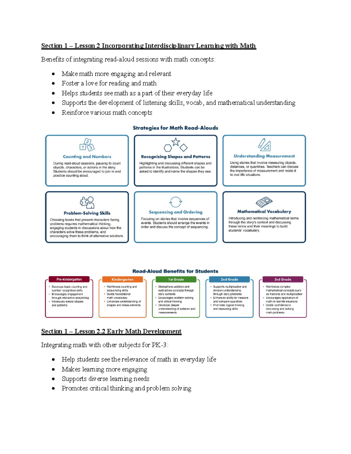 D692 Final Exam Review - Integrating Math with Interdisciplinary ...