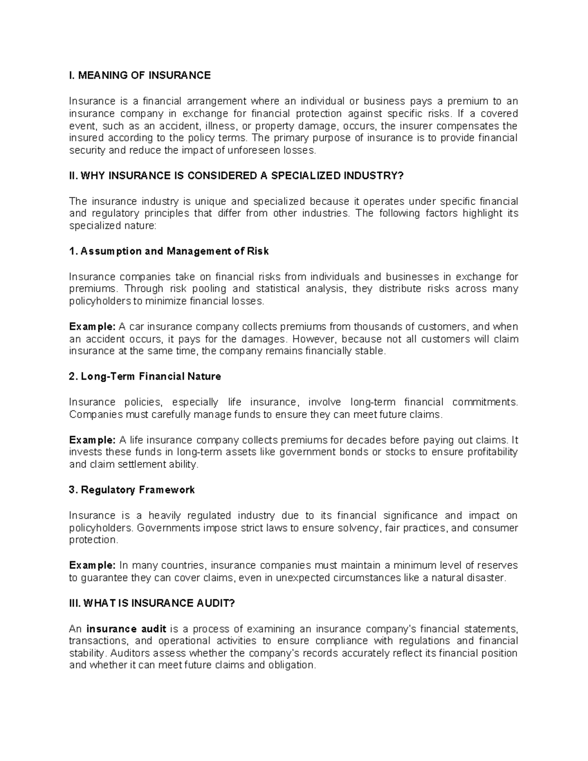 Insurance Audit Procedures and Compliance: A Comprehensive Guide (FIN ...