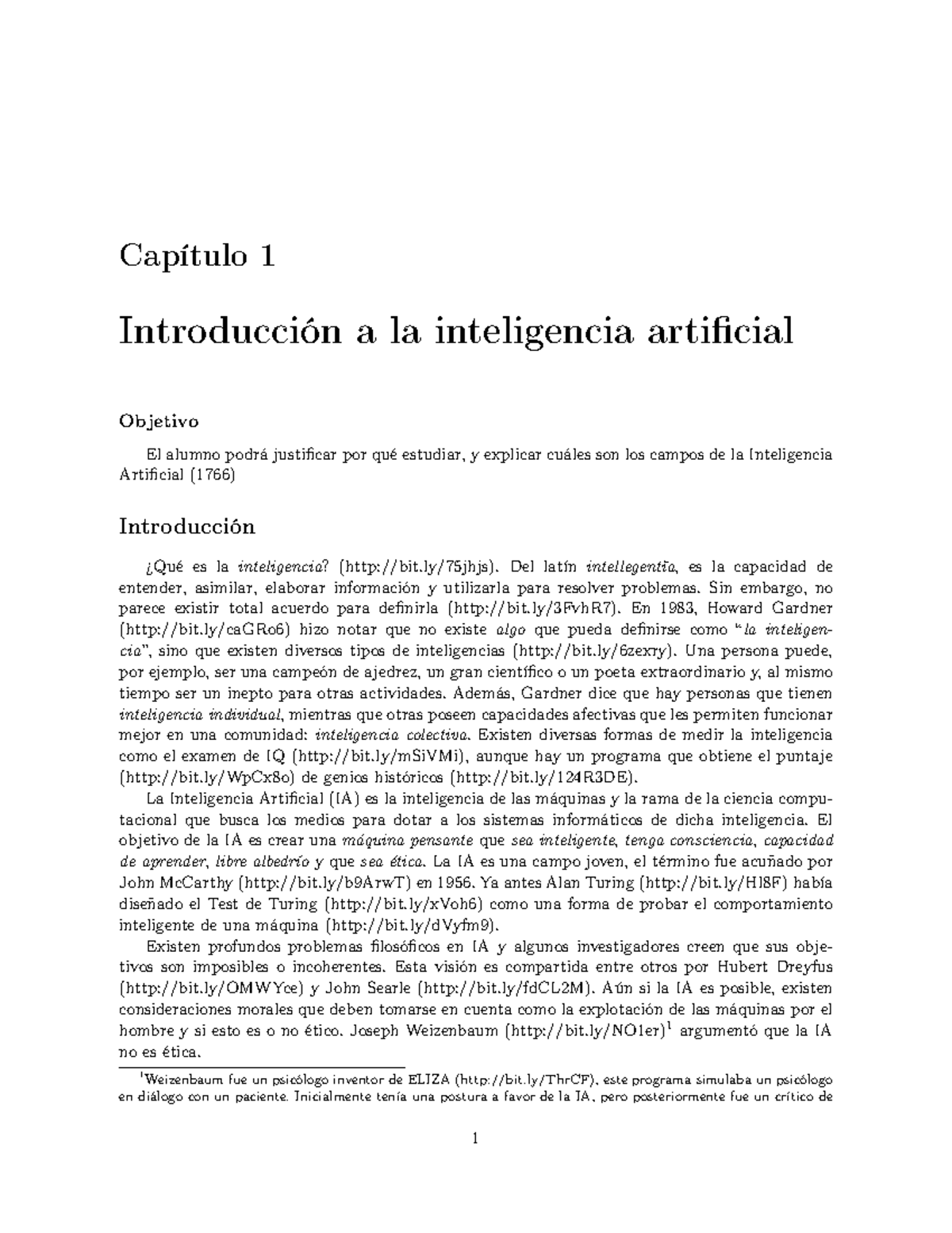 Capítulo 1: Introducción a la Inteligencia Artificial (1766 ...