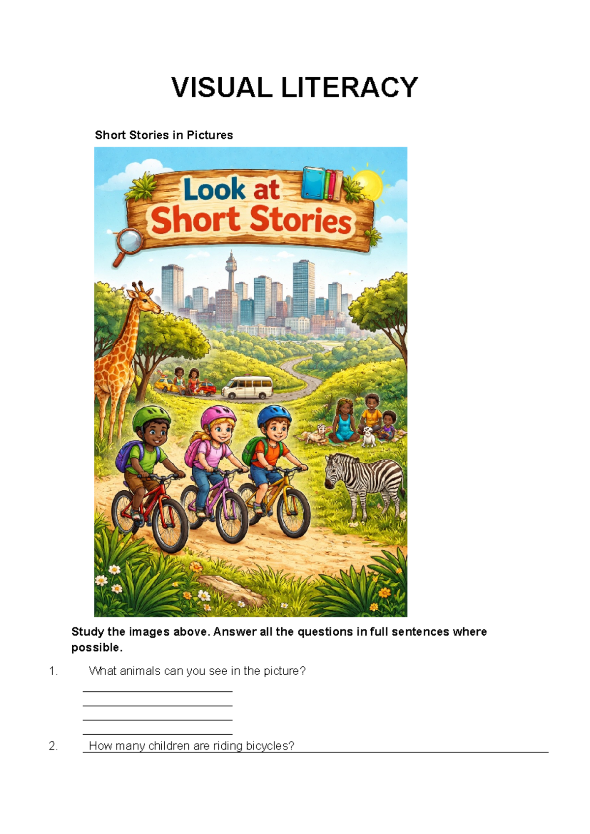 Visual Literacy: Analyzing Short Stories in Pictures - Studeersnel