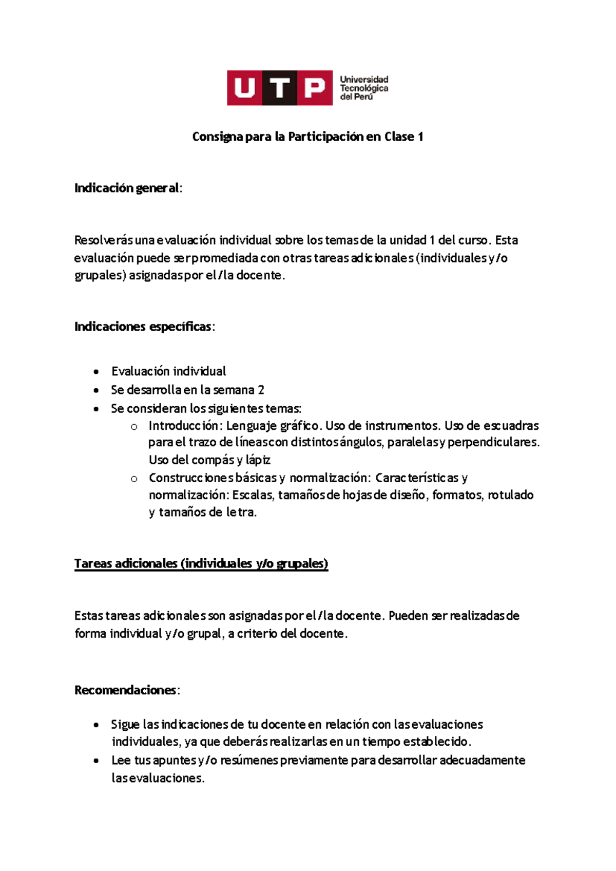 Evaluación Individual Unidad 1 - Clase 1 - Document Preview