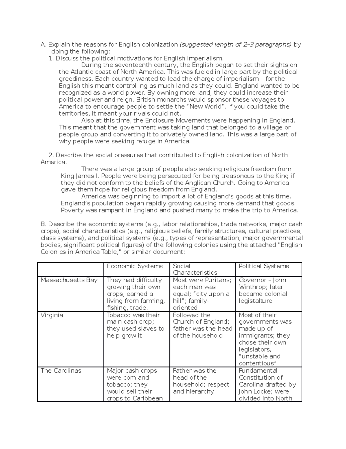 BVM2 — BVM TASK 1 - Survey of United States History - C121 task 1 - A ...