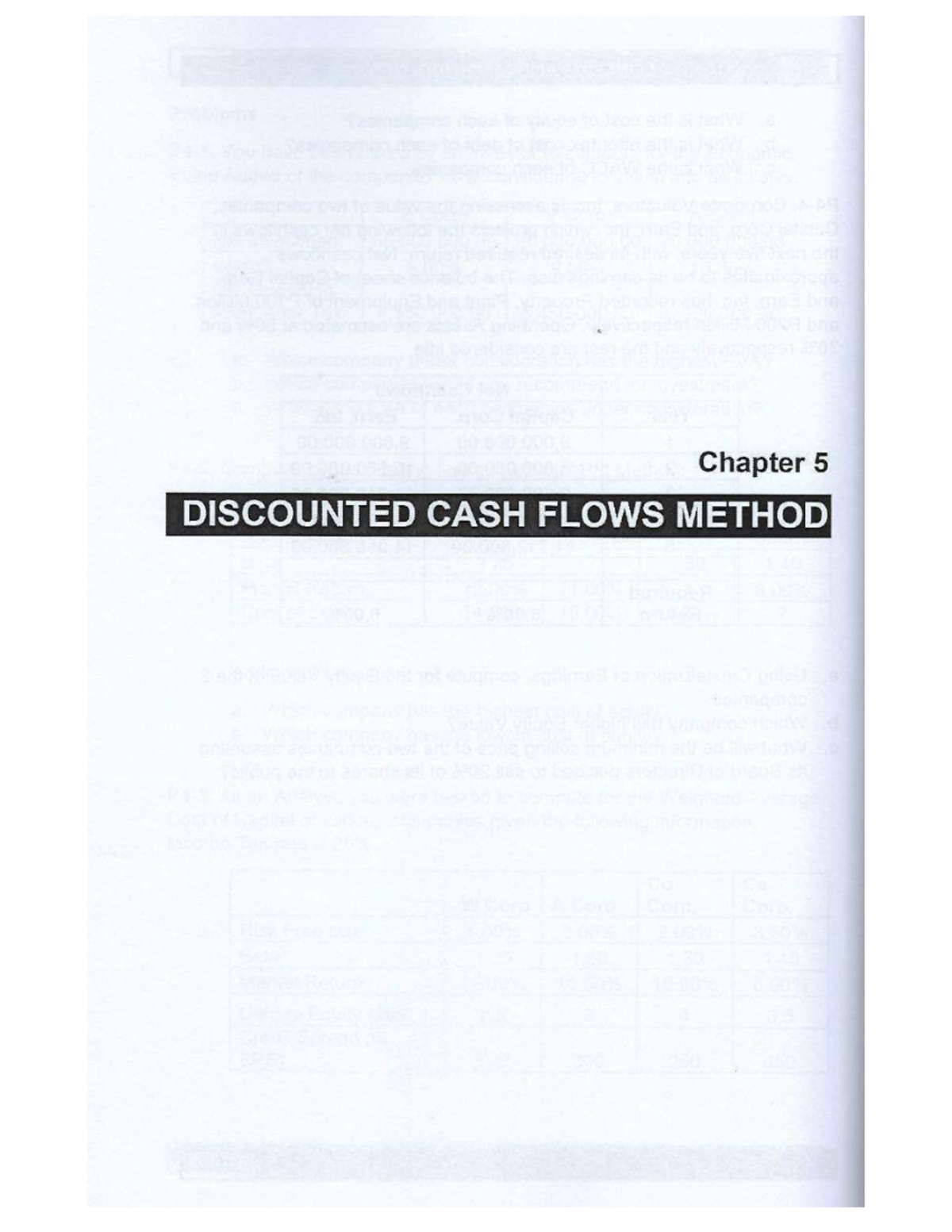 Chapter 5: Valuation Concepts & Methodologies in DCF Analysis - Studocu