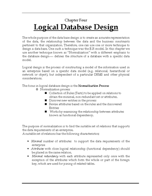 Solved Example Build An Er Diagram For The Following Infomation A Introduction To Database