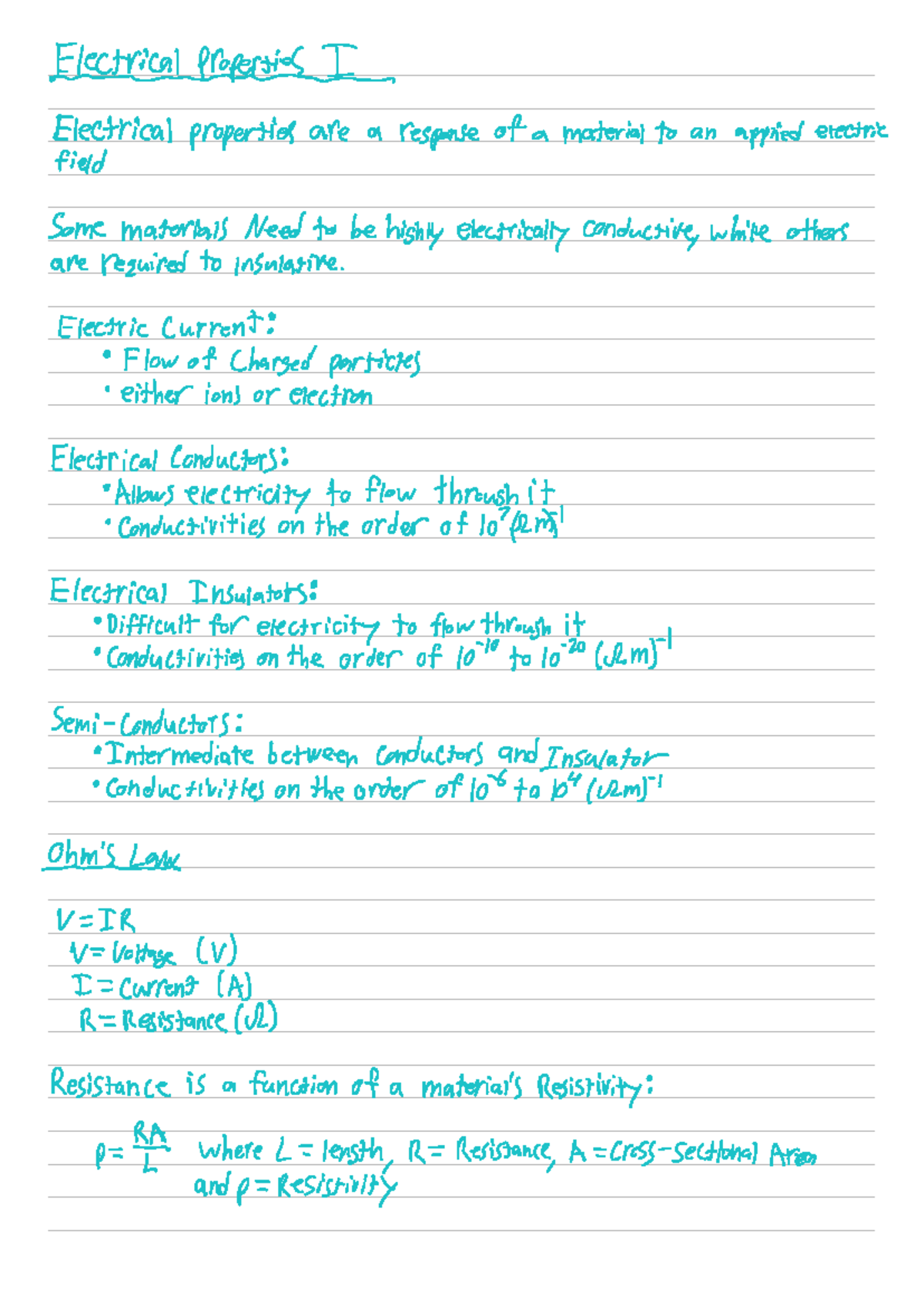Electrical properties - Energy band gap: Difference between Valance and ...