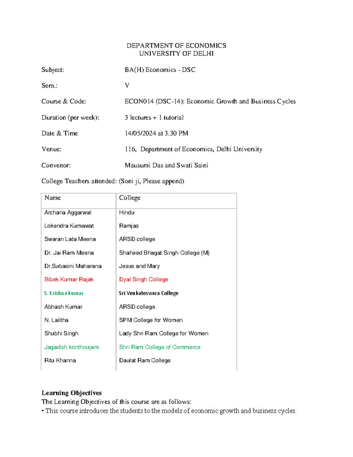 EGBG Reading - Book - DEPARTMENT OF ECONOMICS UNIVERSITY OF DELHI ...