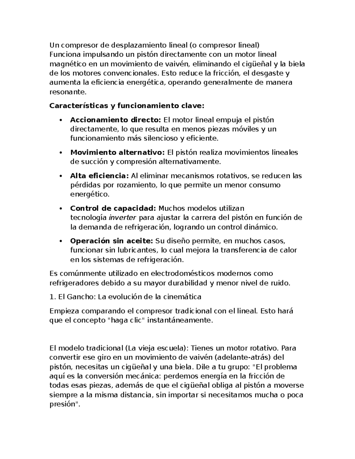 Compresor Lineal: Funcionamiento y Eficiencia en Sistemas Neumáticos ...