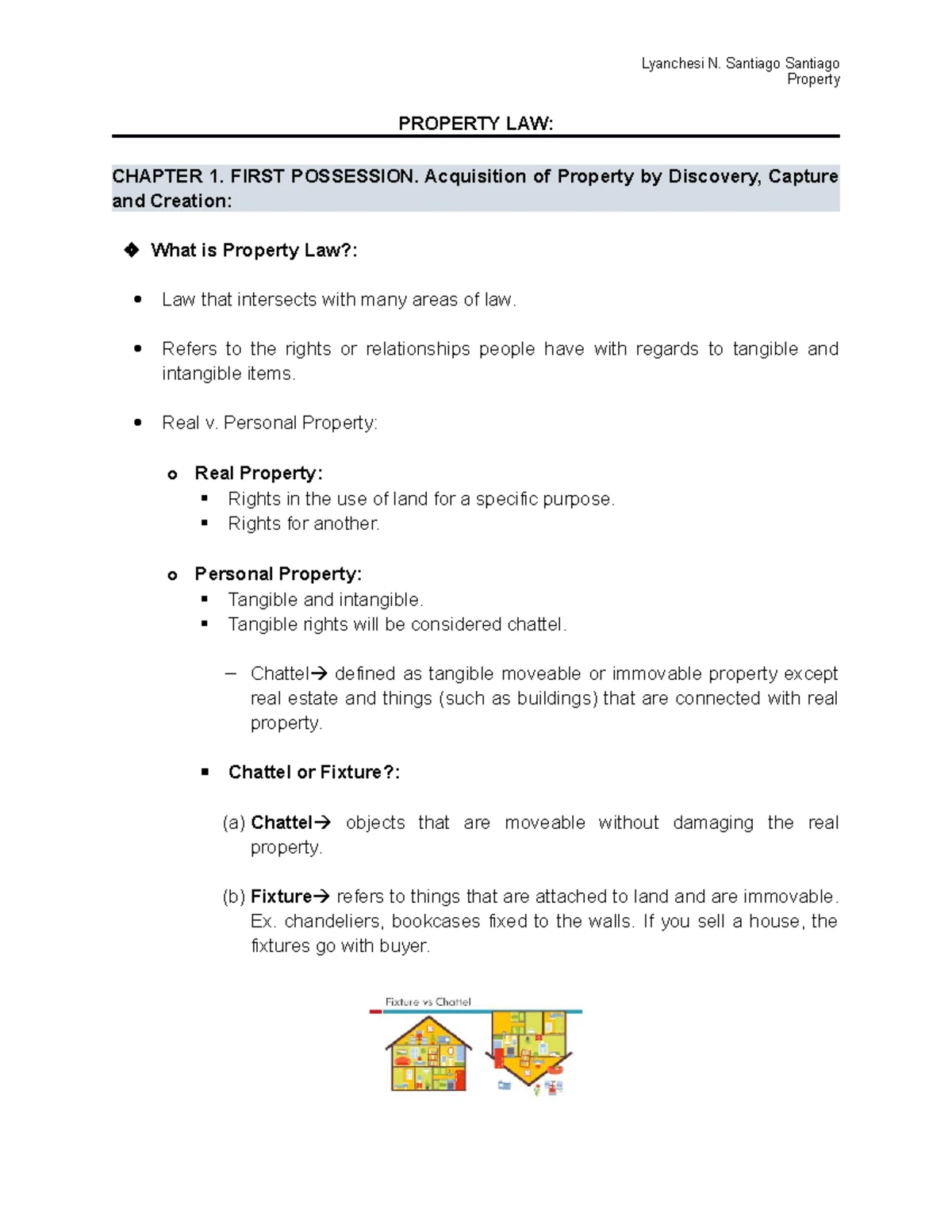 Barbri Property Law Outline - Comprehensive Study Notes - Studocu