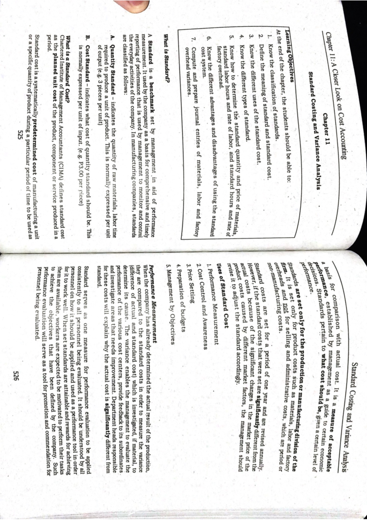 Chapter 11 - Cost Accounting: Variance Analysis Overview - Studocu