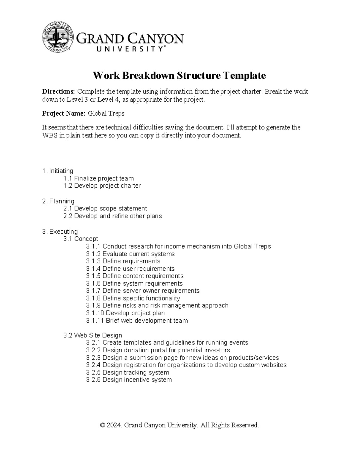 BIT-415-RS-Work-Breakdown-Structure-Template Final - Work Breakdown ...
