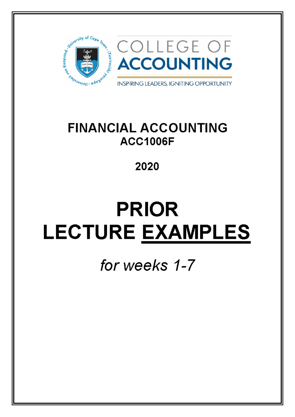 FAC1502 Accounting Equation Overview: Assets, Equity & Liabilities ...