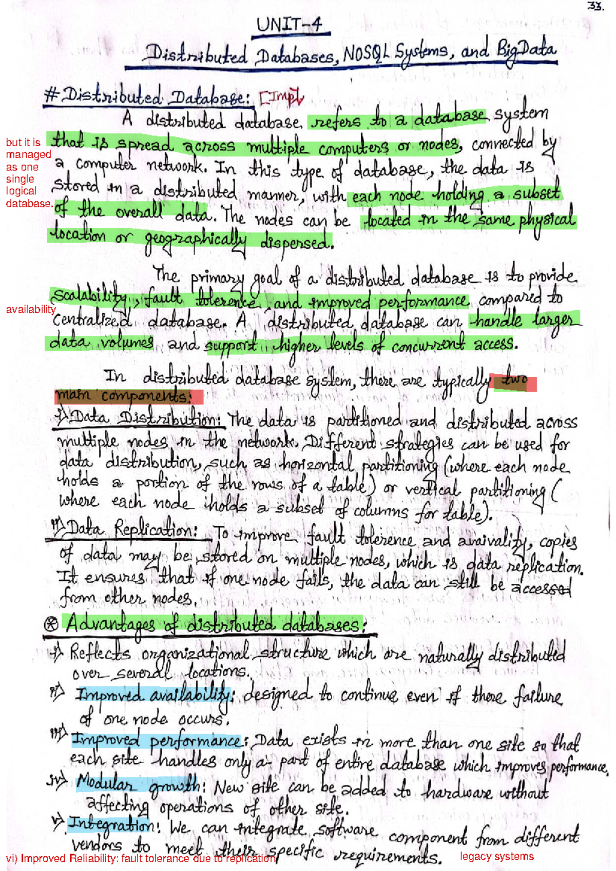 Adbms-Unit-4: Advanced Database Concepts in Chapter 4 Analysis - Studocu