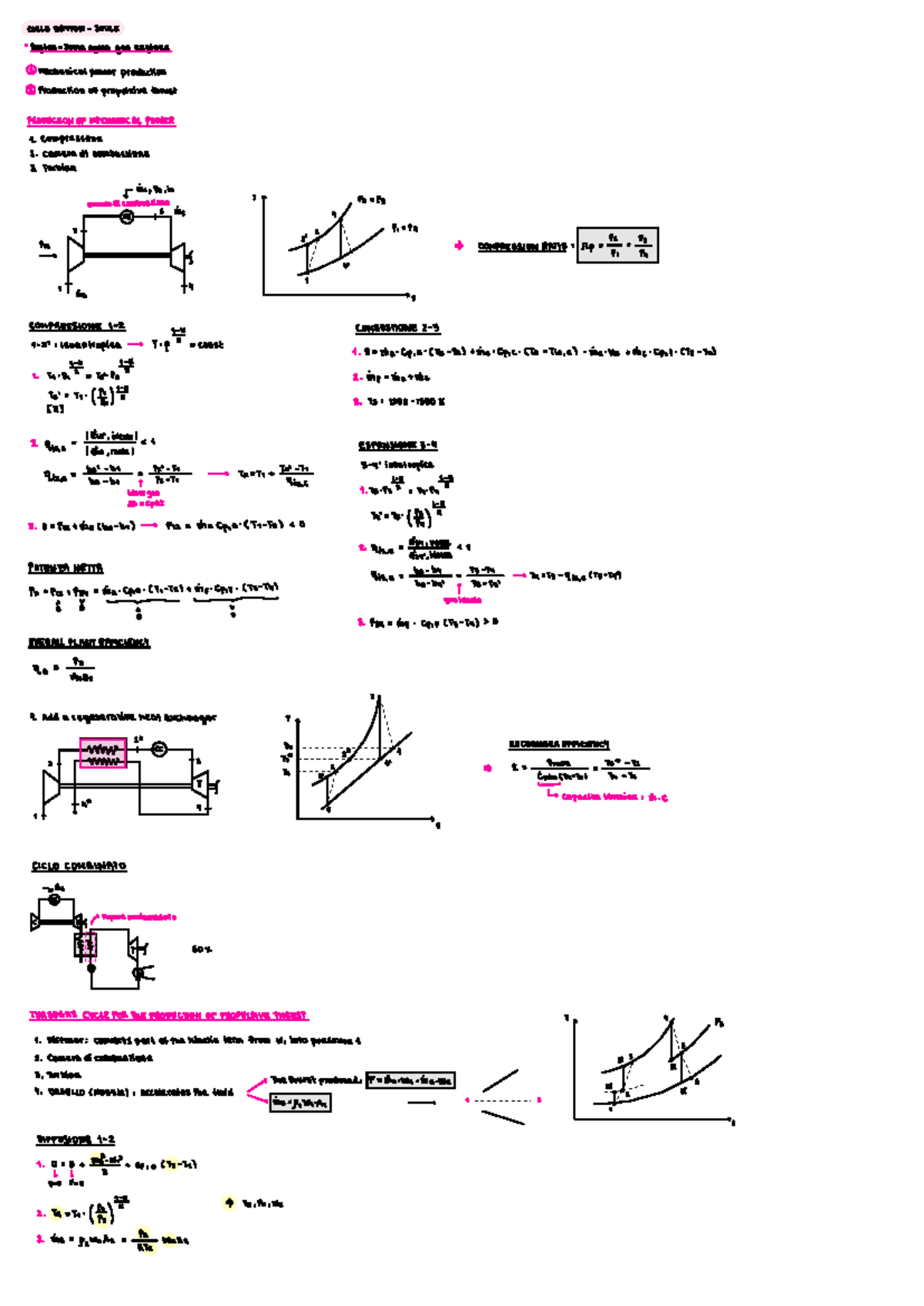CICLO Gas Engines: Mechanical Power & Propulsive Thrust Analysis - Studocu