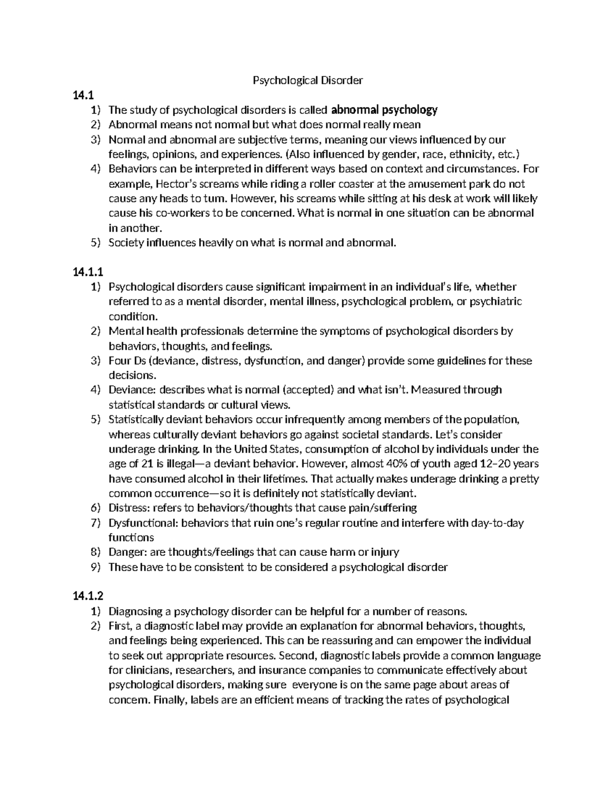Psychological Disorders Overview for PSY 101: Key Concepts & DSM-5 ...