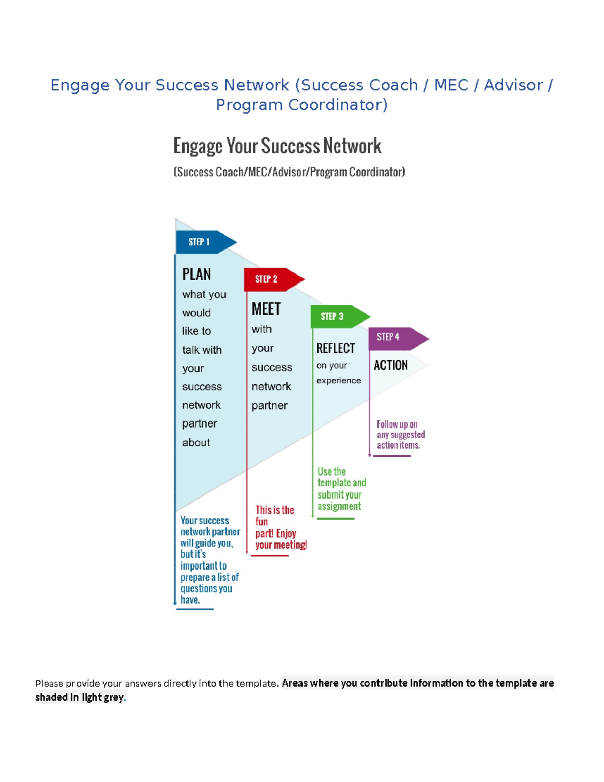 Unit 4 - Assignment: Engage Your Success Network Strategies - Studocu