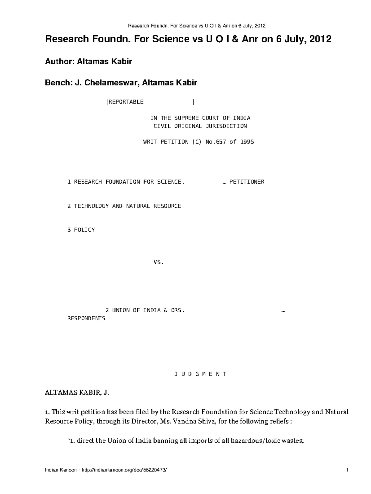 The Principle of Common but Differentiated Responsibilities and ...
