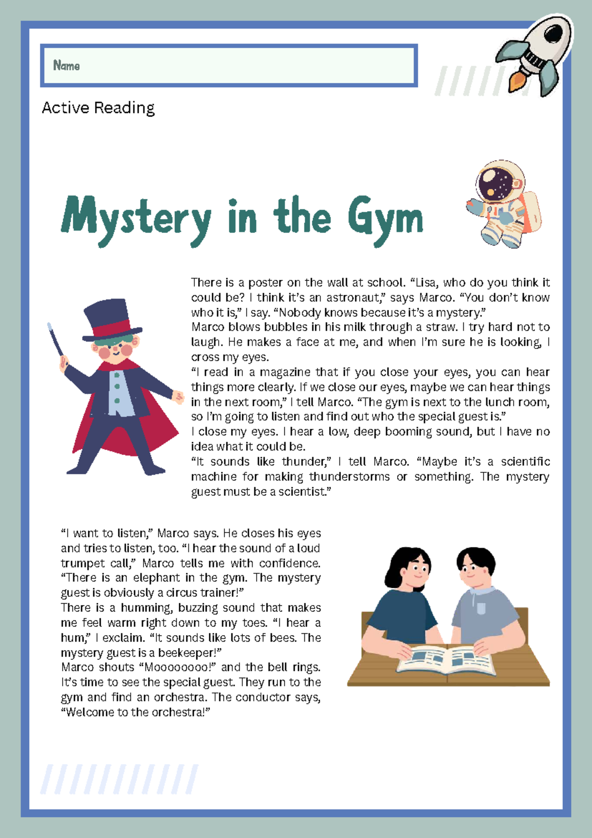 Oxford 3 Unit 11 Lesson 2: Active Reading & Comprehension Activities ...