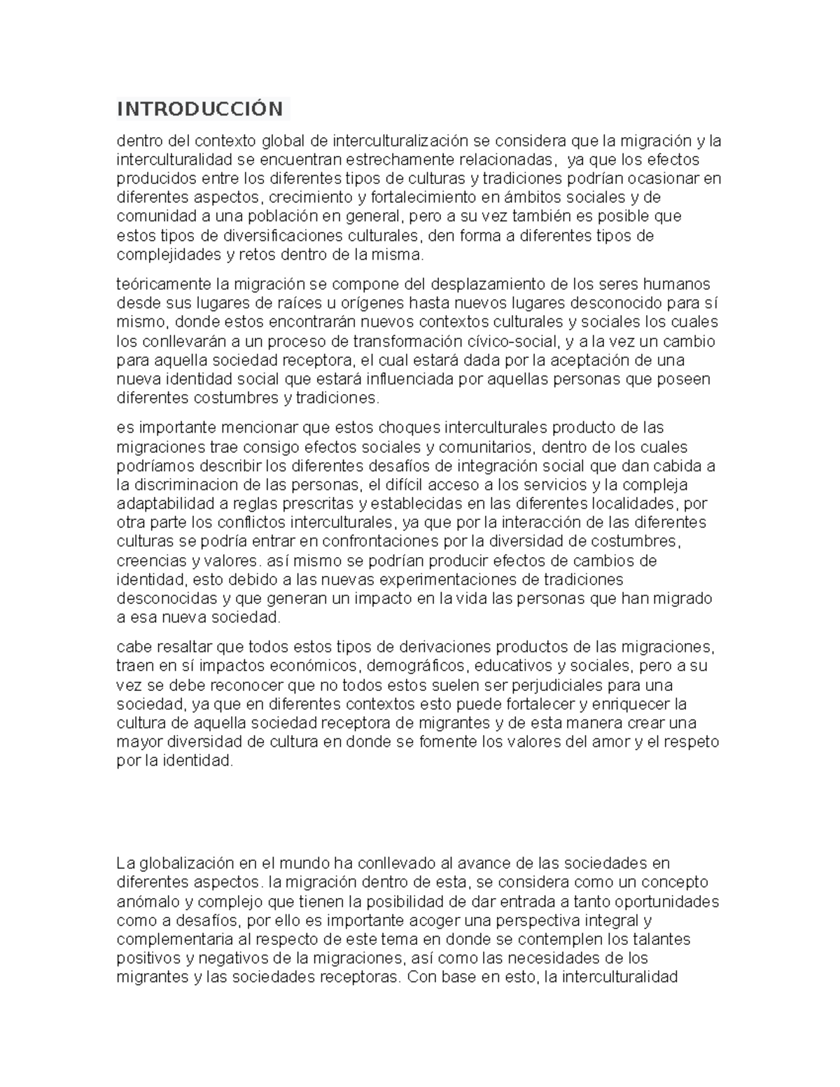 Infografía sobre Migración e Interculturalidad: Retos y Oportunidades ...