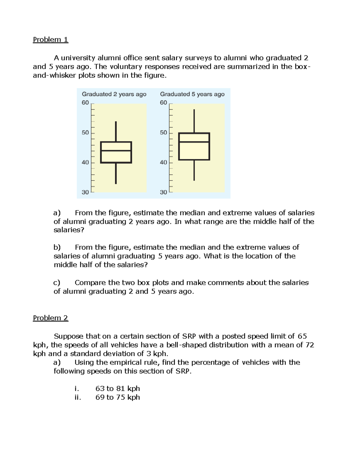 Assignment 4 - STATISTICS - Problem 1 A university alumni office sent ...