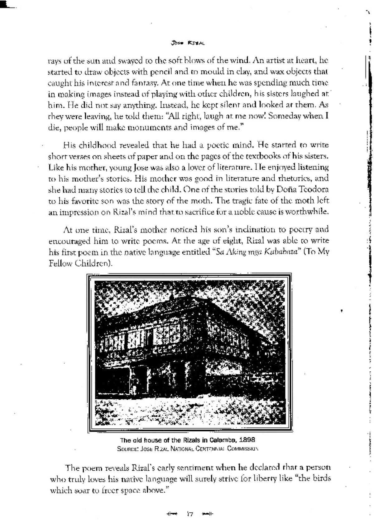 Jose Rizal CHAPTER 2: Childhood & Early Studies Notes - Studocu