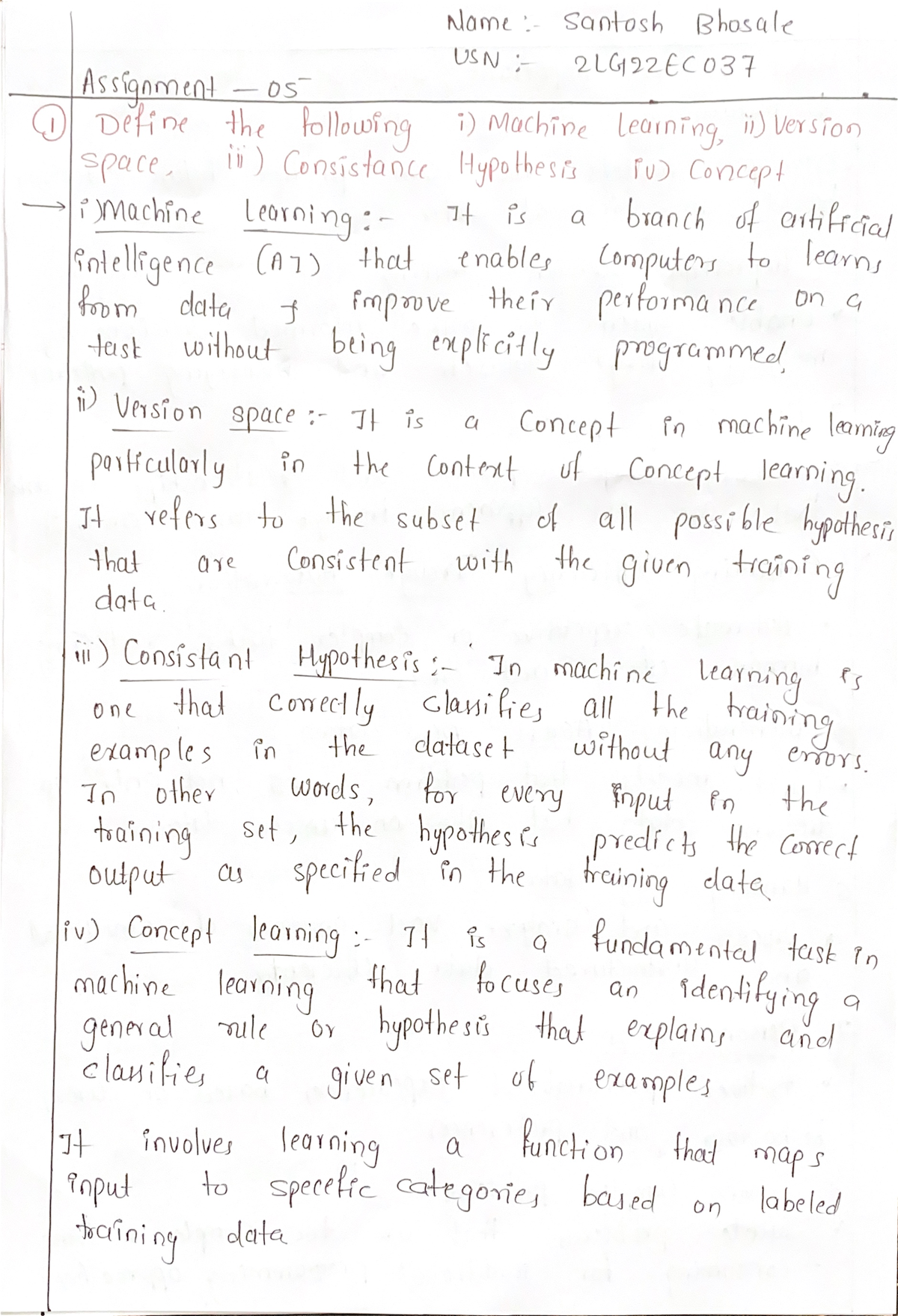 Machine Learning Concepts and Error Analysis - Assignment 05 ...