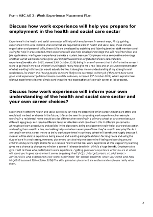 Unit-Assignment 2 Template 2 - BTEC Level 3 National Diploma in Health ...
