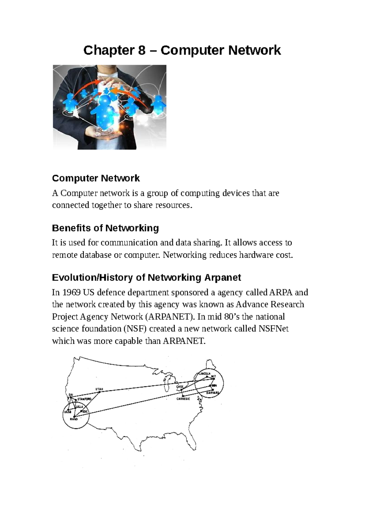 Chapter 8 - Computer Network - Chapter 8 – Computer Network Computer ...
