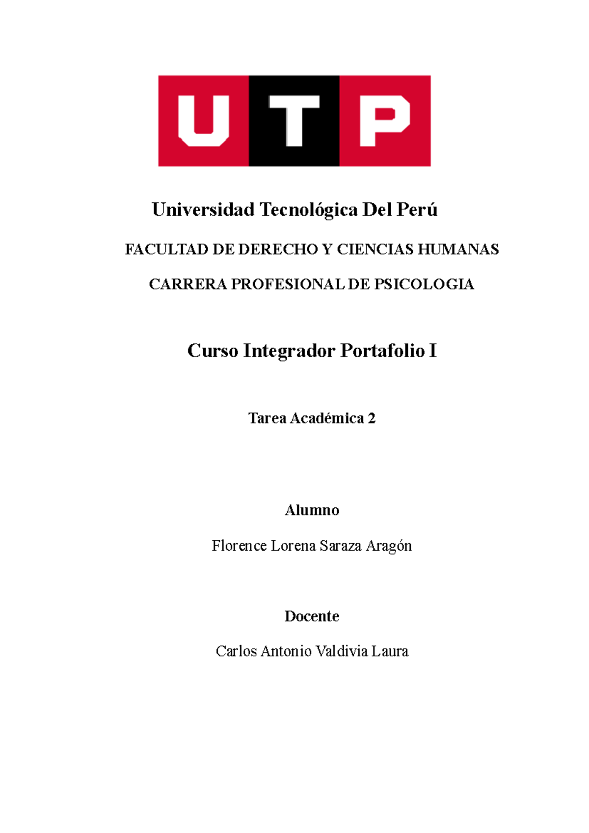 Anamnesis Psicológica y Examen Mental - Curso Integrador I: Portafolio I - Document Preview